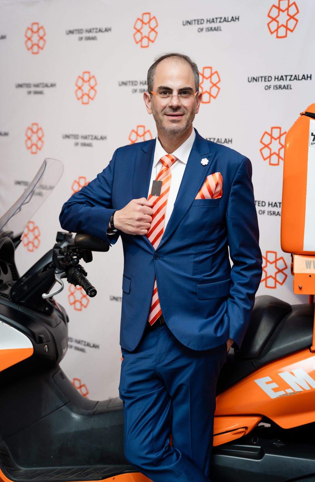 Eli Beer at the FOUH gala, Mar 21, 2024